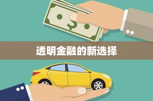 固阳透明金融的新选择