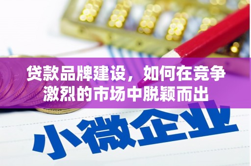 固阳贷款品牌建设，如何在竞争激烈的市场中脱颖而出