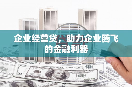 固阳企业经营贷，助力企业腾飞的金融利器