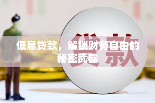 固阳低息贷款，解锁财务自由的秘密武器