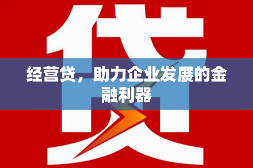 固阳经营贷，助力企业发展的金融利器