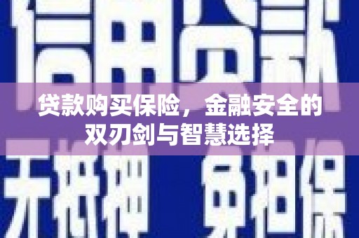 固阳贷款购买保险，金融安全的双刃剑与智慧选择