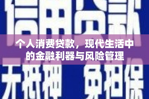 固阳个人消费贷款，现代生活中的金融利器与风险管理