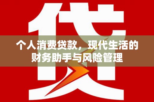固阳个人消费贷款，现代生活的财务助手与风险管理