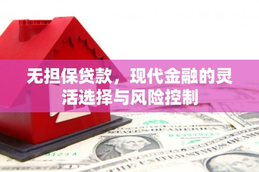 固阳无担保贷款，现代金融的灵活选择与风险控制
