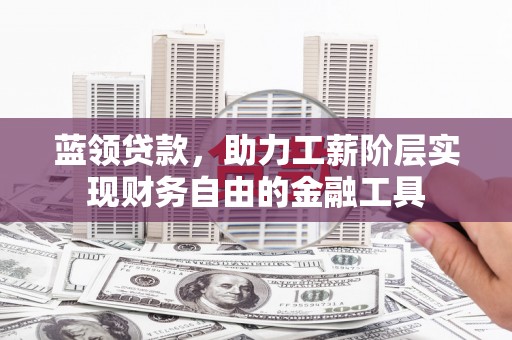 固阳蓝领贷款，助力工薪阶层实现财务自由的金融工具