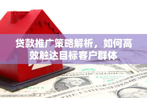 固阳贷款推广策略解析，如何高效触达目标客户群体