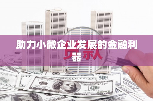 固阳助力小微企业发展的金融利器