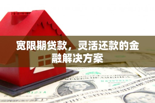 固阳宽限期贷款，灵活还款的金融解决方案