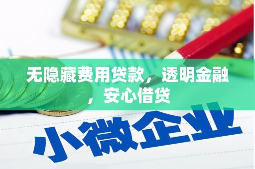 固阳无隐藏费用贷款，透明金融，安心借贷