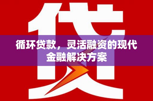 固阳循环贷款，灵活融资的现代金融解决方案