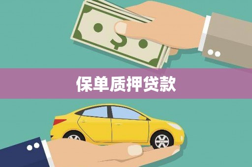 固阳保单质押贷款