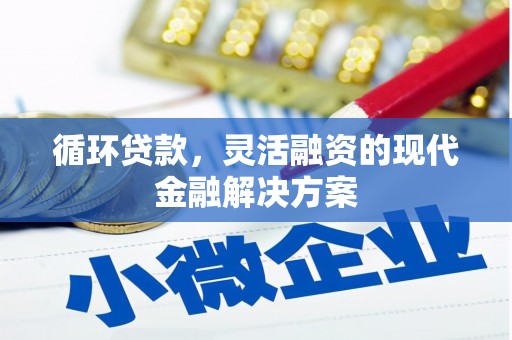 固阳循环贷款，灵活融资的现代金融解决方案