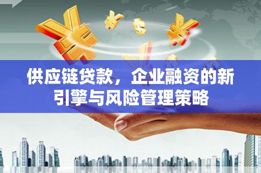 固阳供应链贷款，企业融资的新引擎与风险管理策略