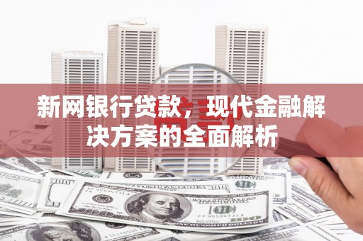 固阳新网银行贷款，现代金融解决方案的全面解析