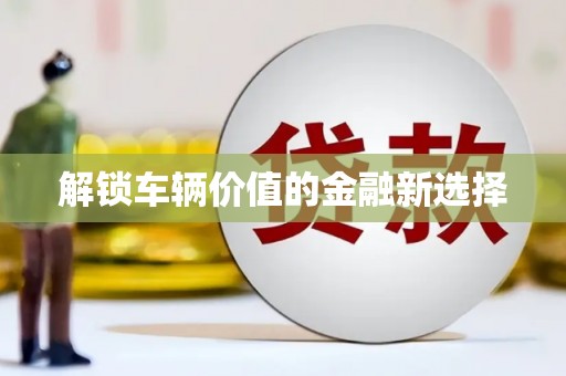 固阳解锁车辆价值的金融新选择