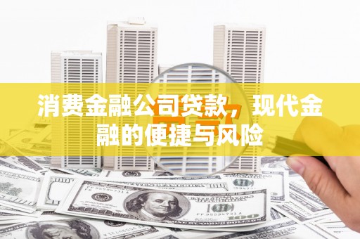 固阳消费金融公司贷款，现代金融的便捷与风险