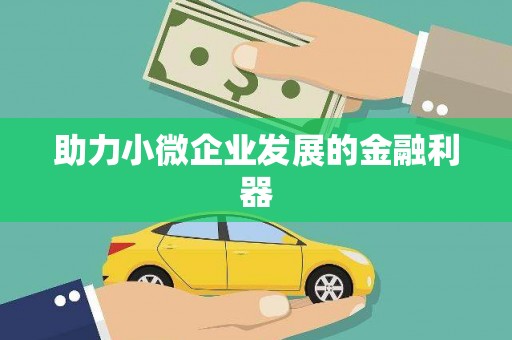 固阳助力小微企业发展的金融利器