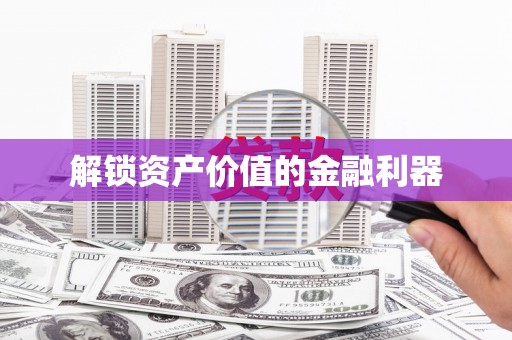 固阳解锁资产价值的金融利器